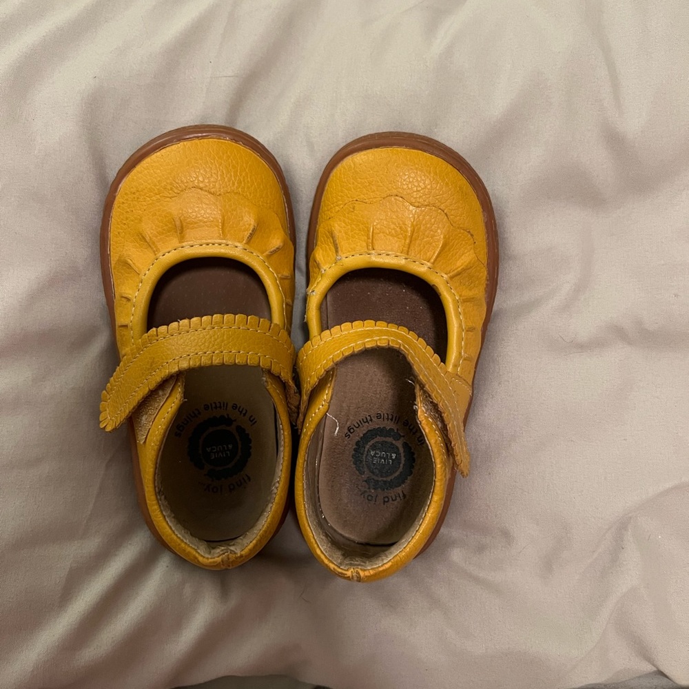 Size 7 Mustard Livie and Luca Shoes